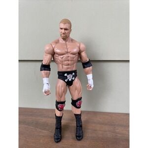 WWE TRIPLE‎ H Action Figure HHH Elite Short Hair Wrestler 2011 Mattel 7 Inches